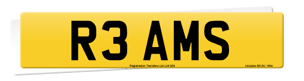 Registration number R3 AMS
